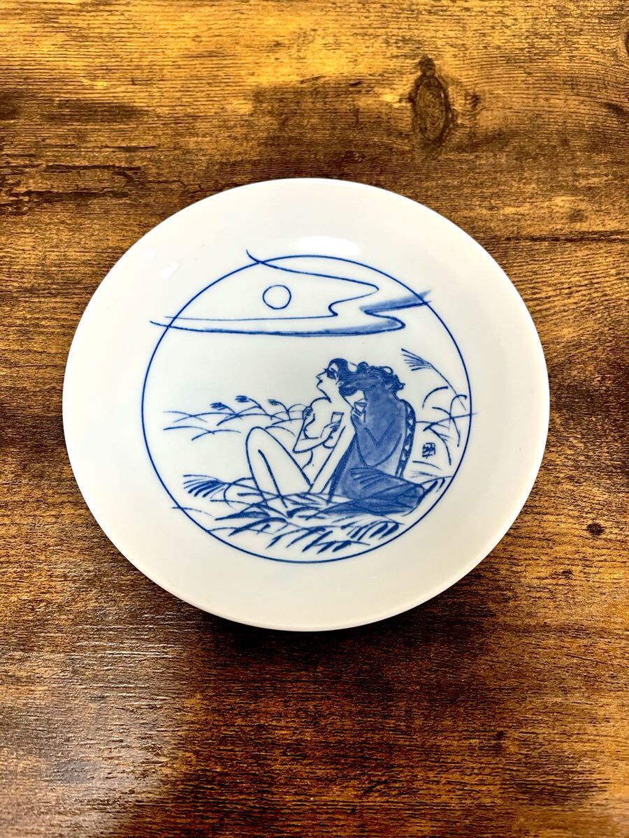 5624 清水崑 「河童 カッパ」 水彩 真筆作品 額装 検：黄桜酒造 カッパ