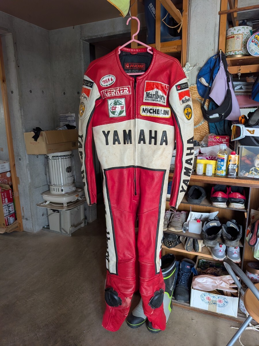 新品】即決！CORIN Marlboro YAMAHA 平忠彦 レプリカ レーシングスーツ