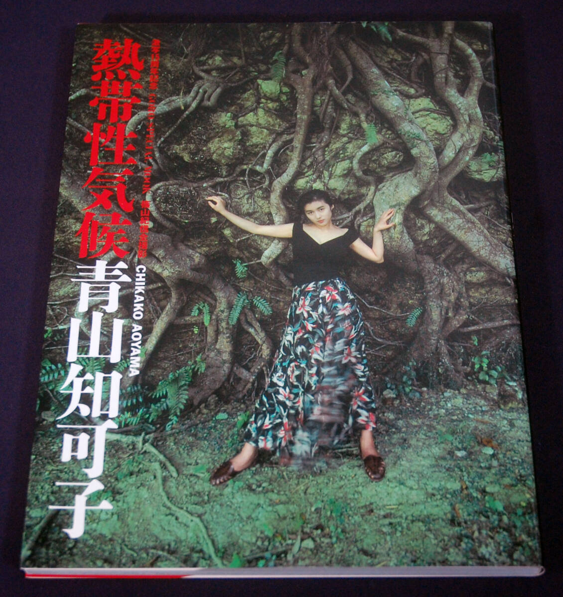 中古】青山知可子 写真集 熱帯性気候 篠山紀信全撮影 激写15周年記念