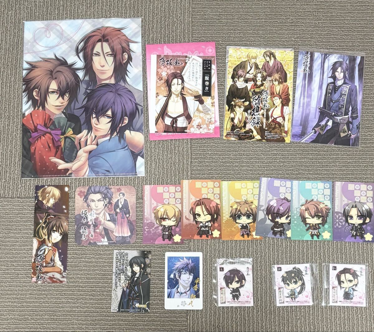 未使用】薄桜鬼 公式物語絵巻～桜花風塵～ 発売記念 全員応募者
