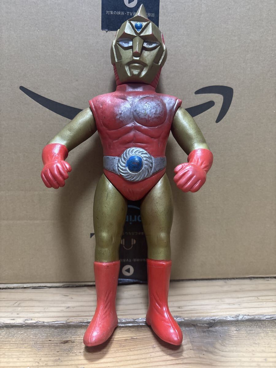 中古】マスダヤ 当時 ソフビ スペクトルマン ゼロン ゼノン ブルマァク