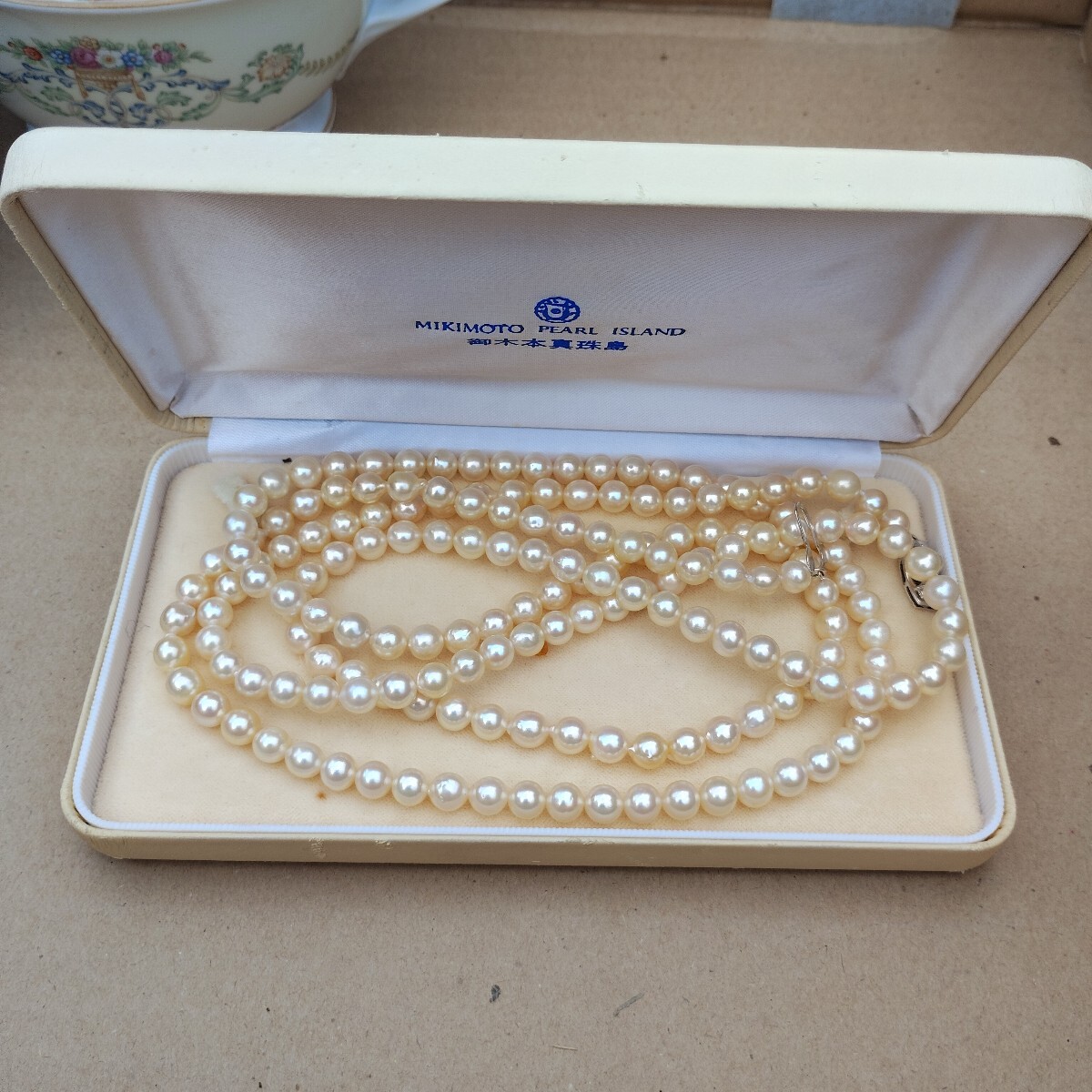 MIKIMOTO ミキモト 御木本真珠島 パール ブローチ 真珠 ヴィンテージ 