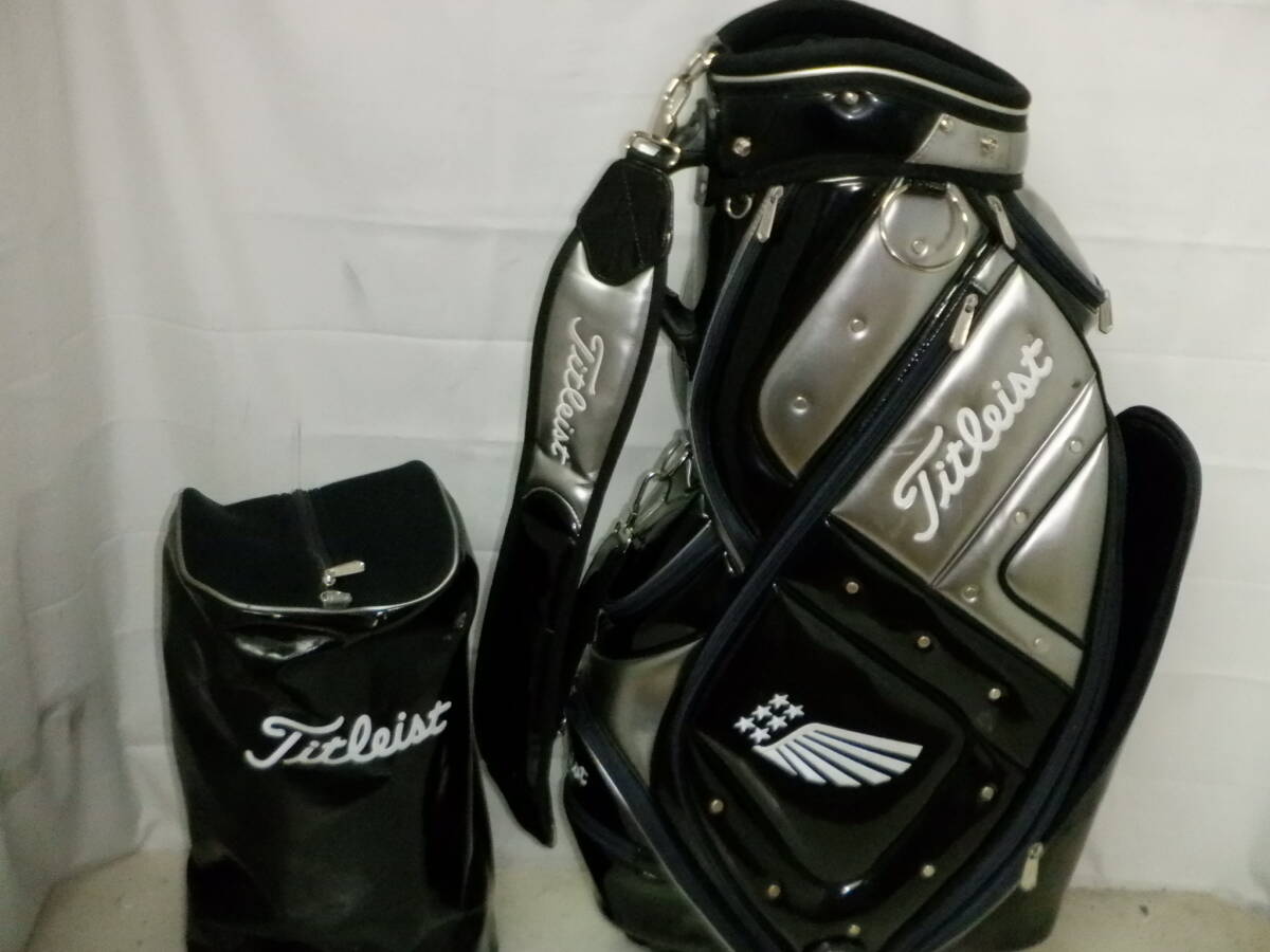 Titleist タイトリスト中古　BK ゴルフ キャディバック 新品】新品 未使用品 タイトリスト キャディバック CB823-BK TITLEIST