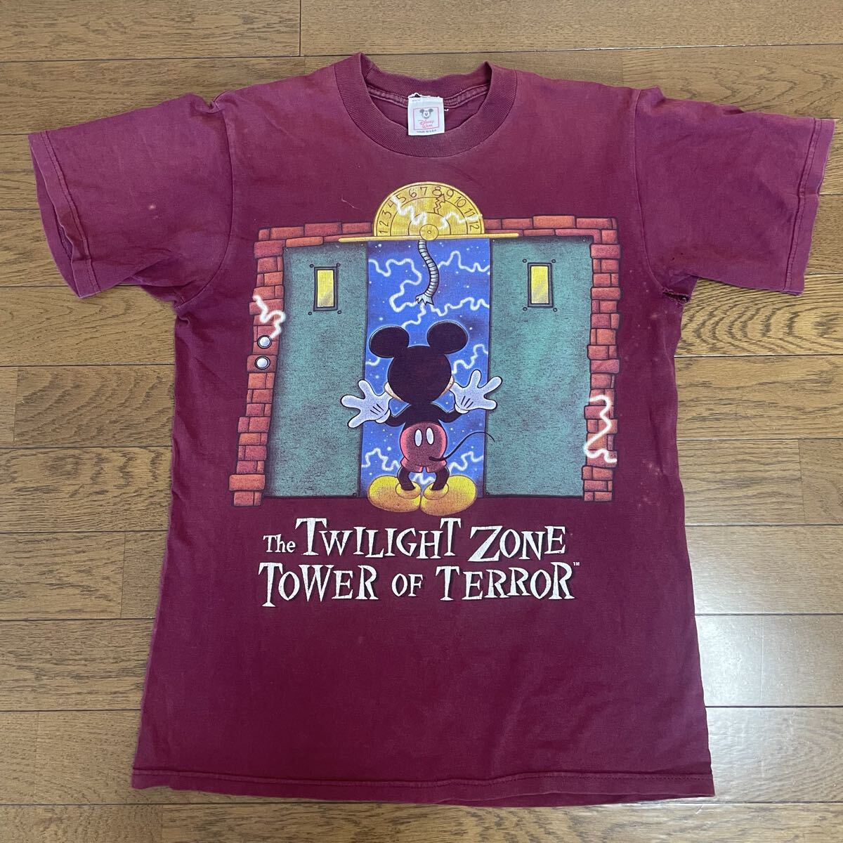 中古】ミッキー他 Tシャツ 2枚 海外サイズ含む タワーオブテラー等A4D2 