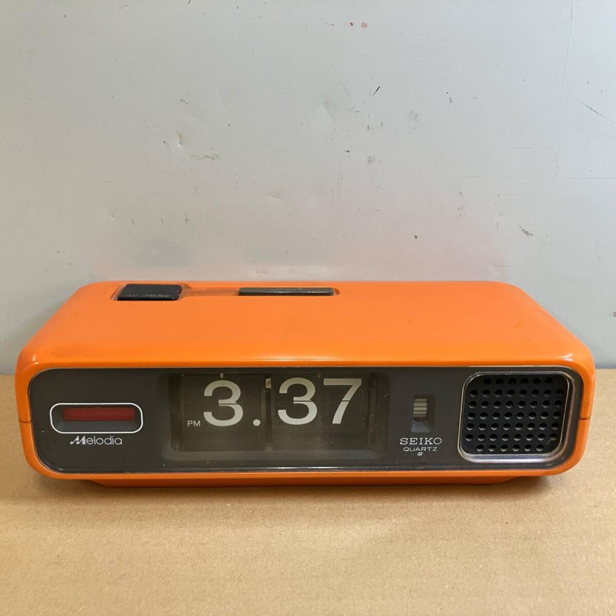 中古】昭和レトロ セイコー メロディア パタパタ時計 SEIKO Melodia