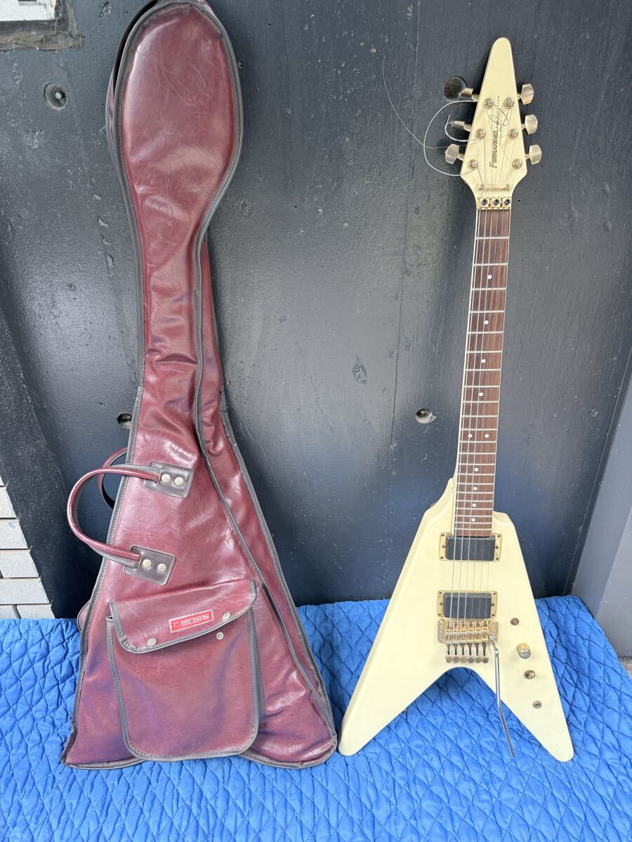 中古】FERNANDES Burny バーニー LV-115KK kenモデル フライングV