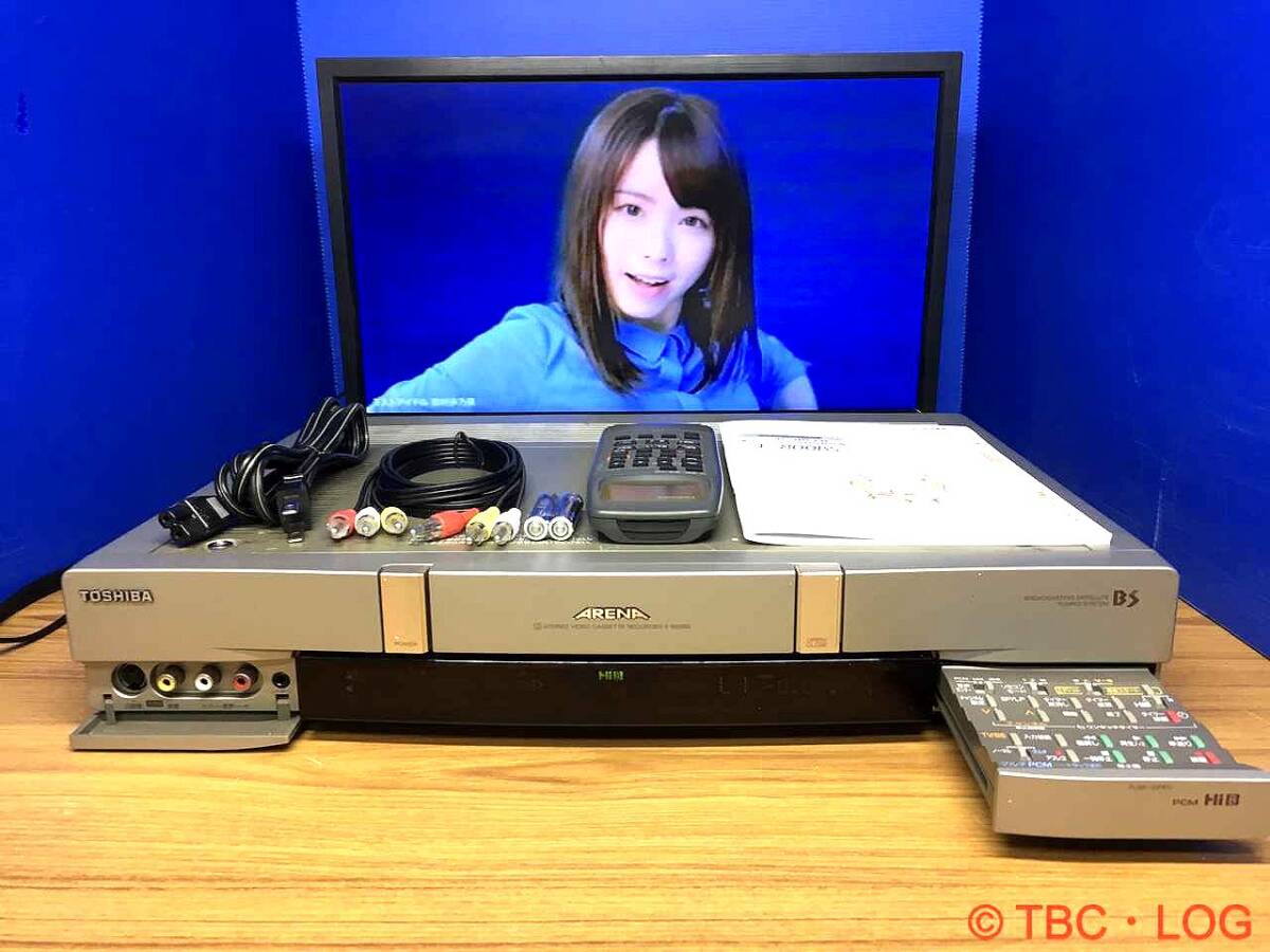 傷や汚れあり】管理1124 TOSHIBA 東芝 SD-V400 一体型 DVD ビデオ