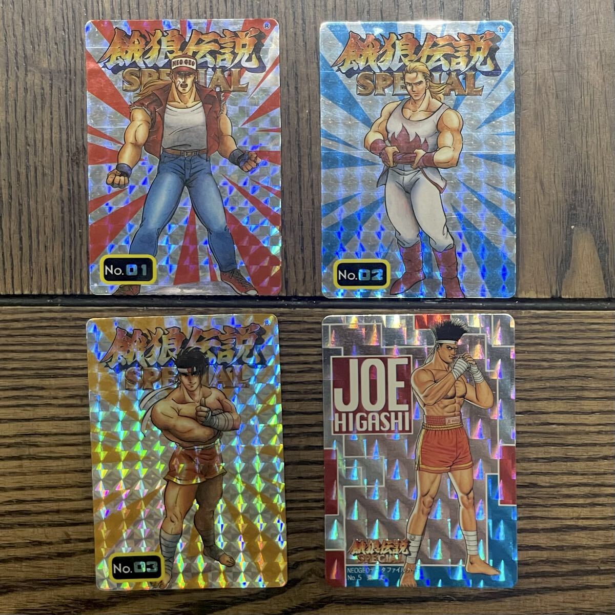 中古】A039 当時 SNK KOF 95 94 龍虎の拳 2 餓狼伝説 SP カードダス