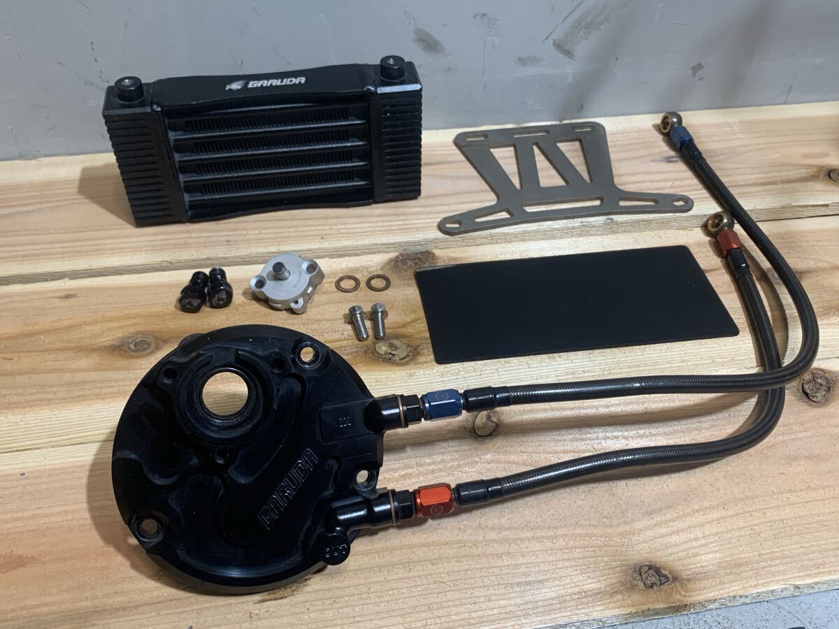 新品】シグナスX・BWS125[ガルーダ オイルクーラーキット][5段