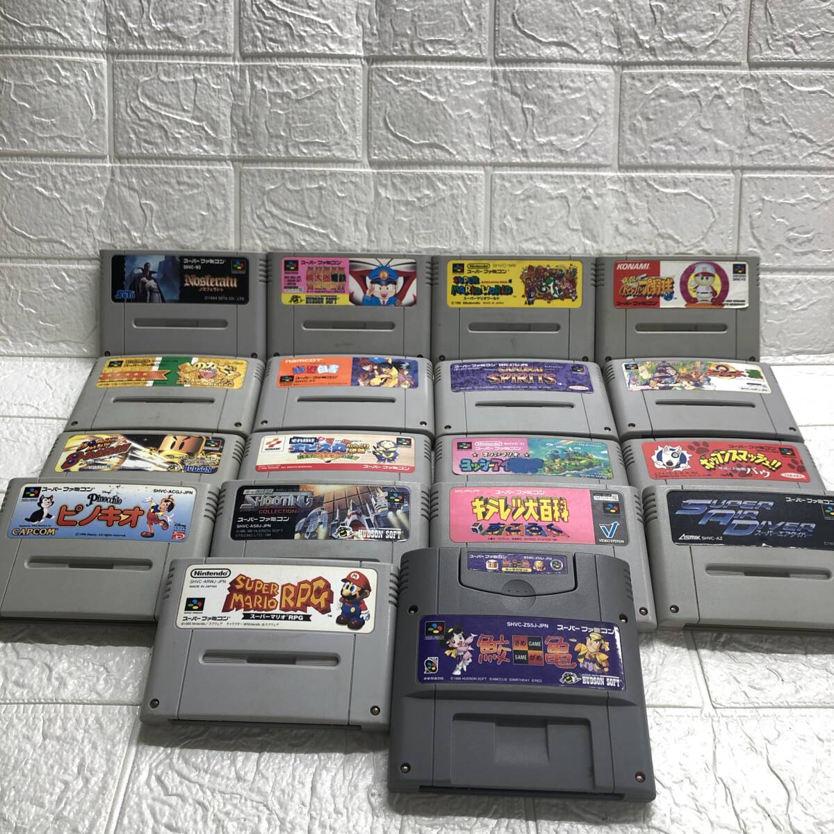 スーパーファミコン マルチタップ・コントローラー・対応ソフトの 