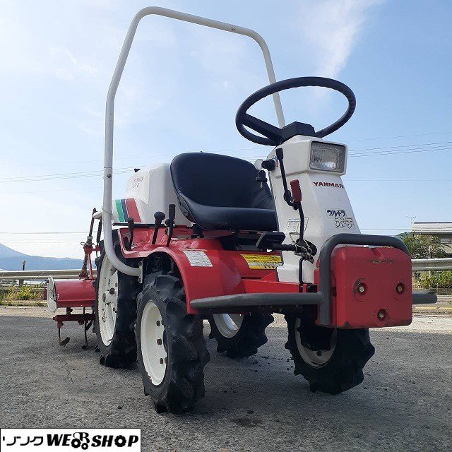 中古】実働 ヤンマー ウルトラポチ 12馬力 乗用耕運機 UP-2 UPR100 