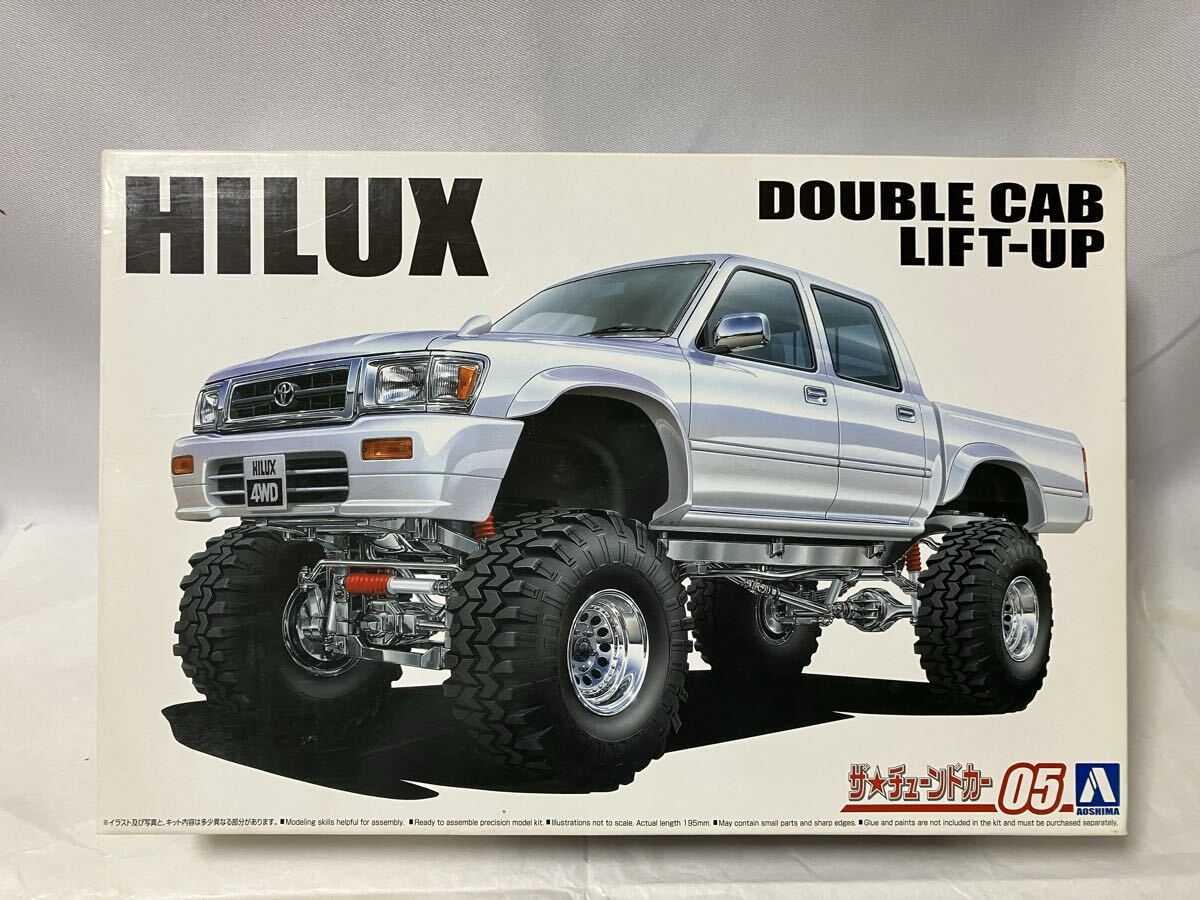 塗装済み組立品】1/24 アオシマ トヨタ ハイラックス ピックアップ 