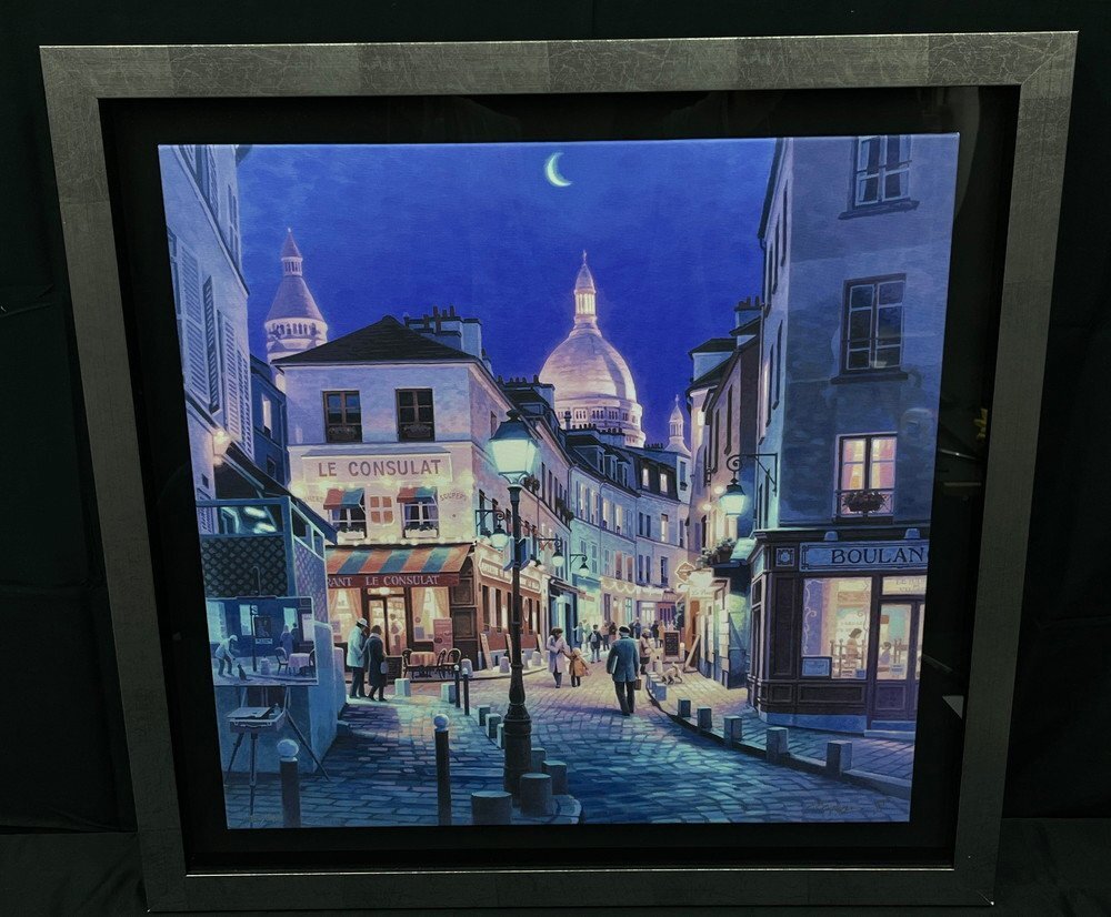 □ 山形 弘 絵画 油絵 作品 額付き 作家 アート 風景画 自然 美術品