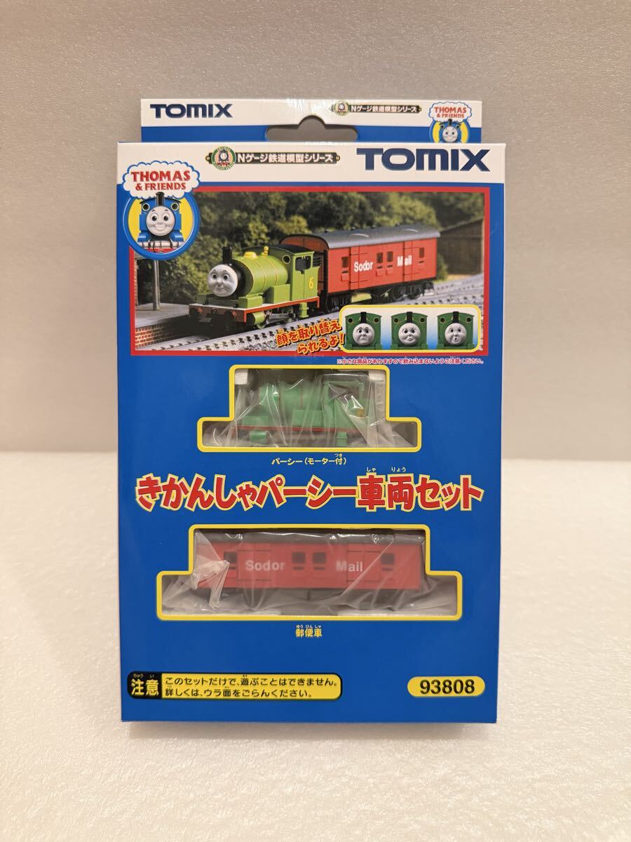 中古 Tomix きかんしゃヘンリー[93805](機関車のみ)＋急行客車(レッド