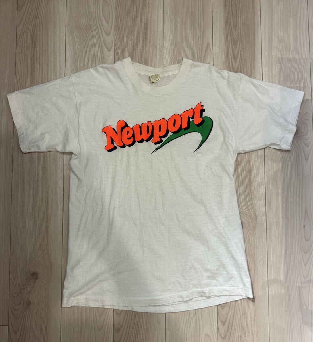 ☆美品 希少！ヴィンテージ Newport Tシャツ 野村訓市 氏着 XL 企業T