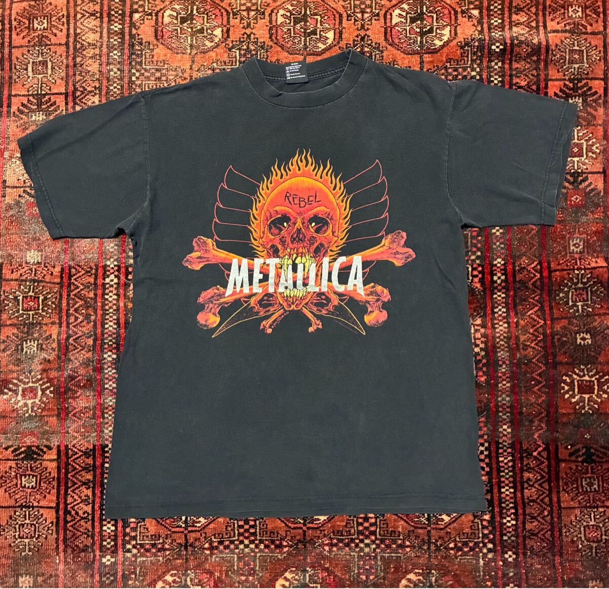 METALLICA メタリカ 92年 PUSHEAD 蜘蛛の巣デザイン ヴィンテージT