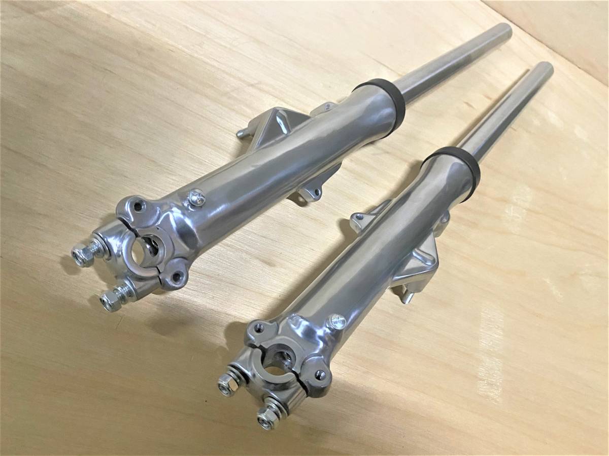 CB400N CB250N ダブルディスク　フロントフォーク バブ　ホーク 中古】☆ダブルディスク用☆CB250T ホーク フロントフォークセット