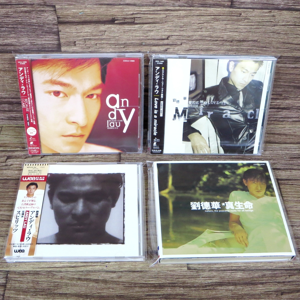 CD☆アンディ・ラウ 劉徳華☆BECAUSE I CARE☆COCA-13985☆日本盤☆帯