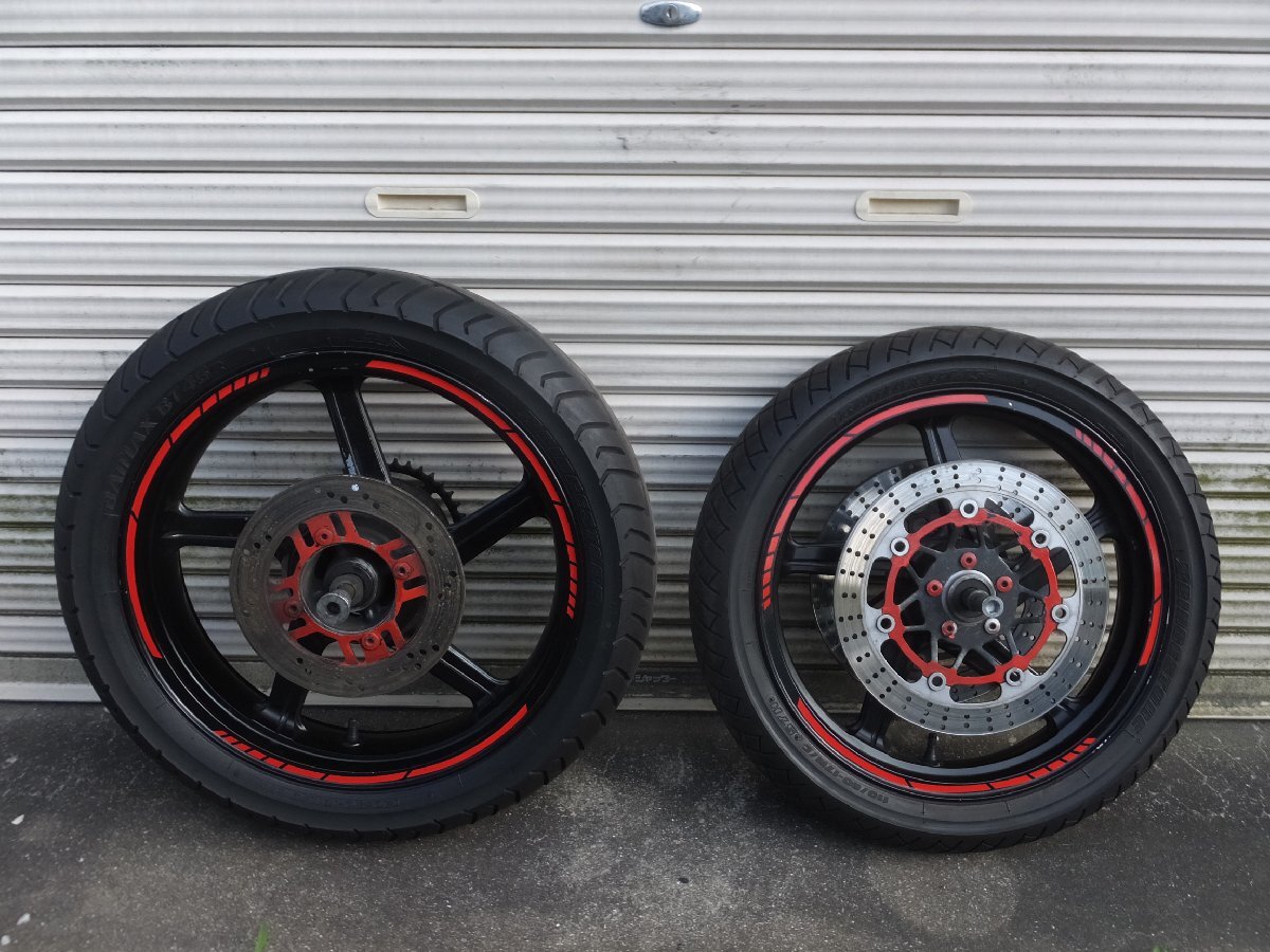 カワサキ ゼファー750RS ZEPHYR750RS 純正 スポーク ホイール 前後