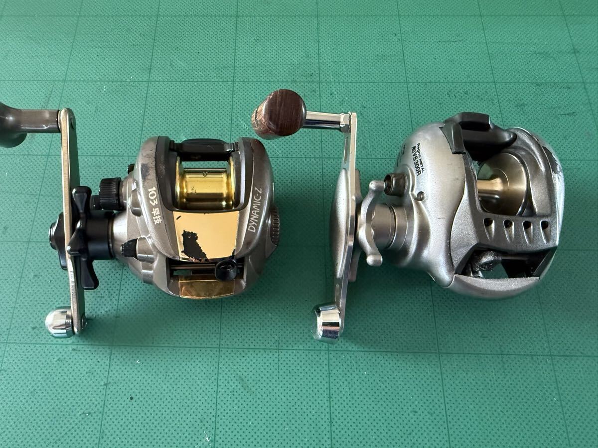 全体的に状態が悪い】□両軸リール RYOBI Regno METAL 船VS300R ※難