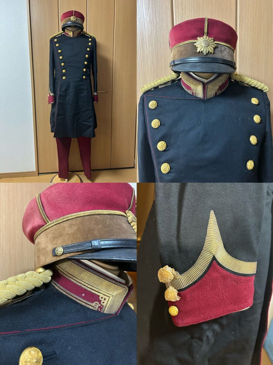 中古】☆銀河17貴重品陸軍大将大礼服箱入揃 服 肩章 飾章 極美の落札