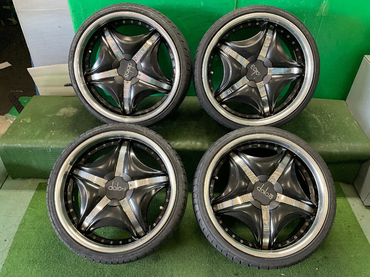 ドルチェ DC20 20インチ 20×7.5 4H PCD100 ホイールのみ4本