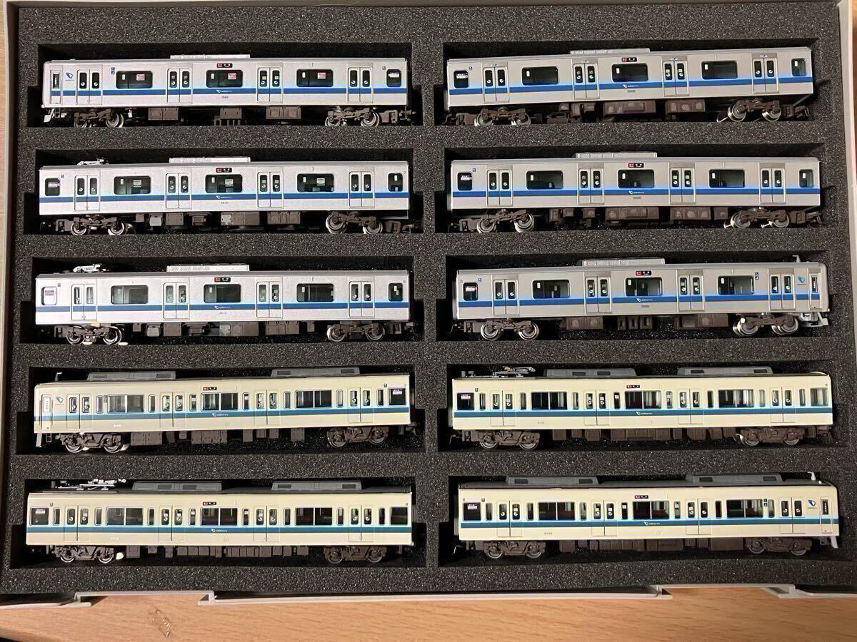 小田急3000形 1次車 6両塗装済みキット クロスポイント（グリーン
