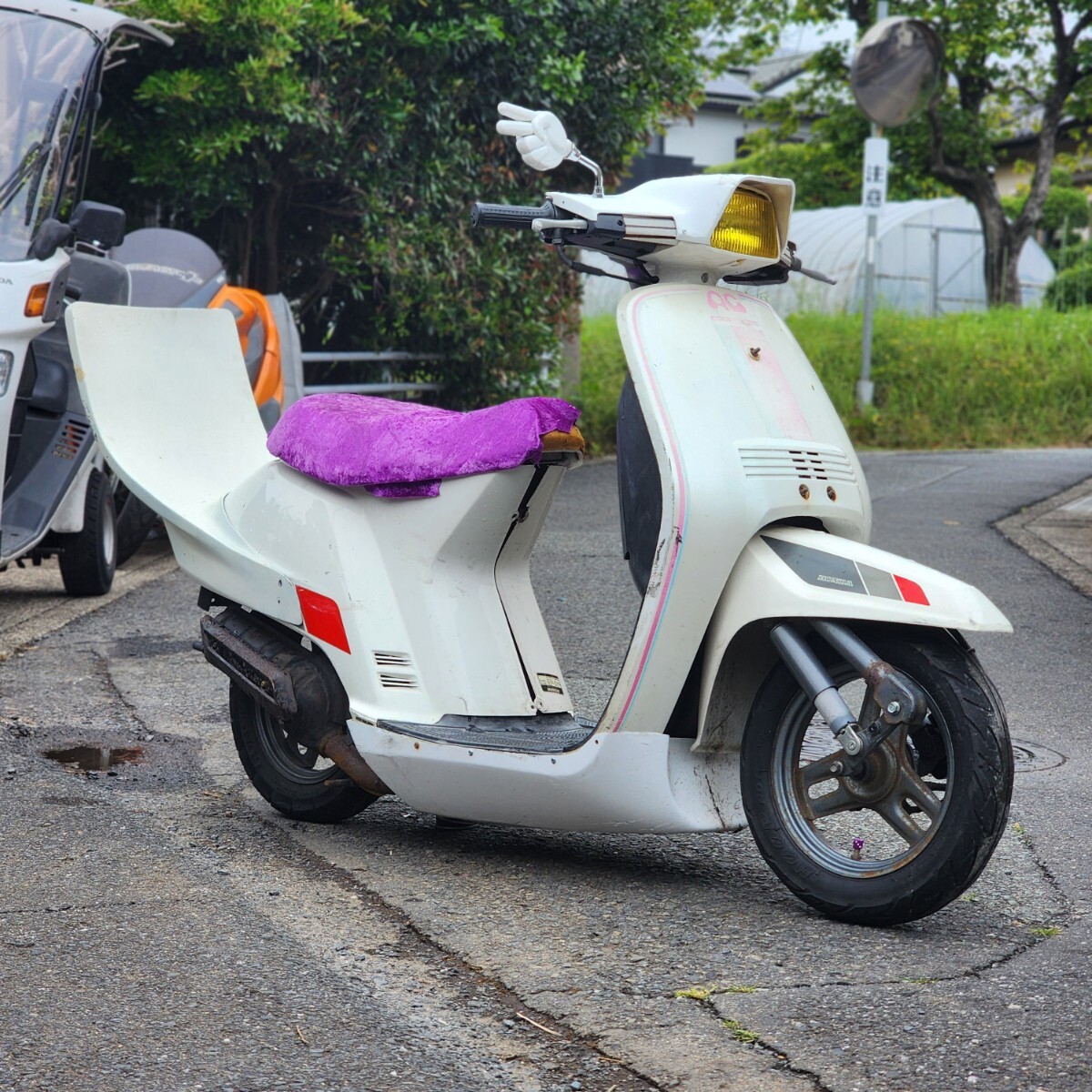 新品】HONDA スーパータクト・クレタク(AF09)用竹槍マフラー新品未使用