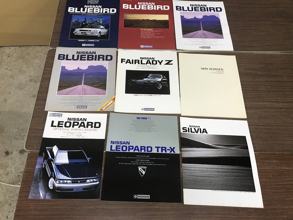 旧車カタログ 日産 ブルーバードバン 専用カタログ 910 昭和57/1発行