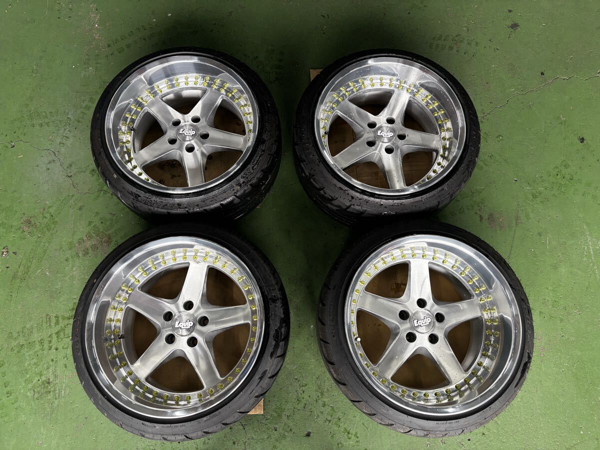 中古】WORK Equip ワーク エクイップ 18インチ メッキ 希少 DDC リム