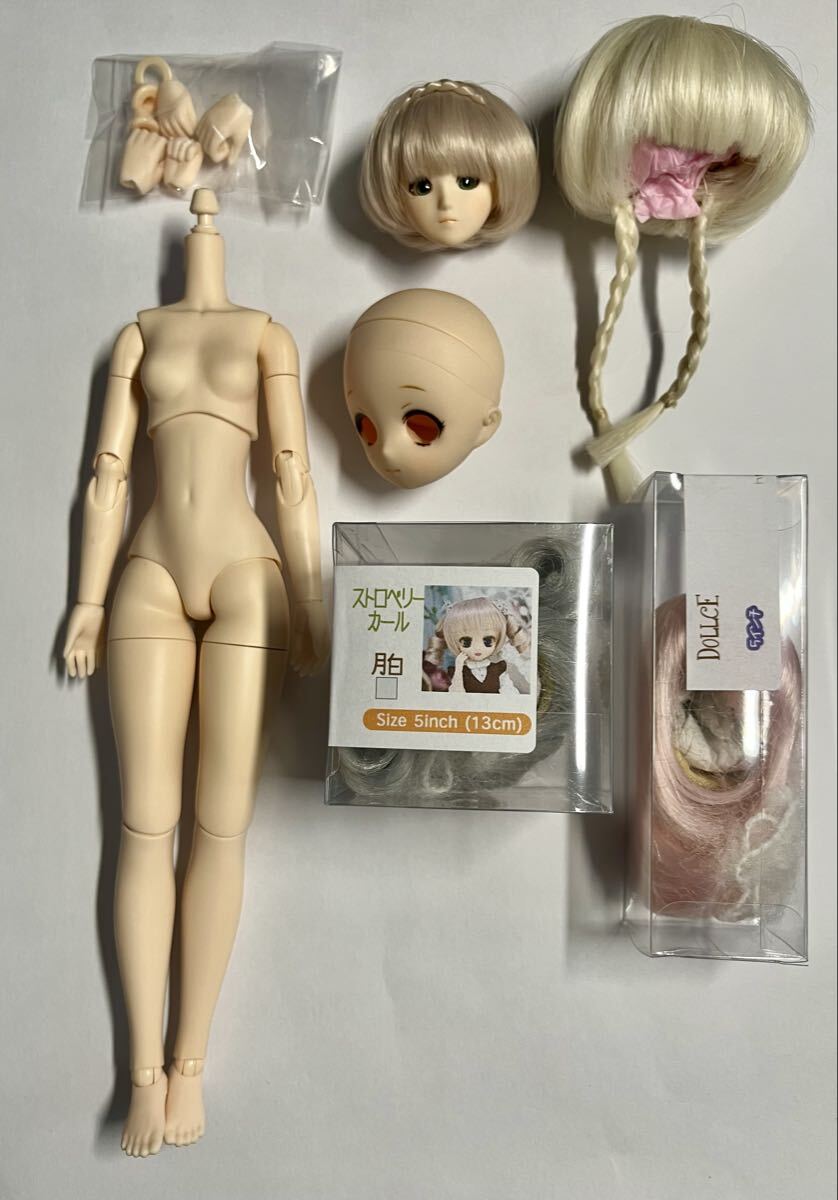 新品】□□ PARABOX ヒカリ縮小ヘッドカスタム（アイ、ウィッグ