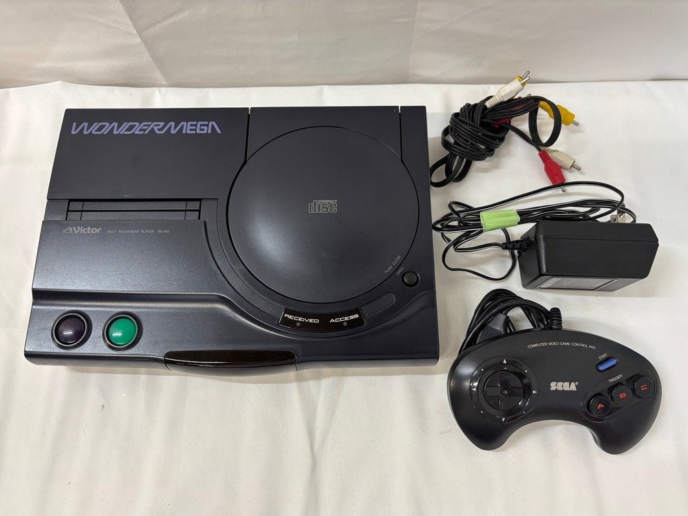 中古】aiwaメガCDラジカセCSD-GM1メガドライブ搭載SEGAワンダーメガの
