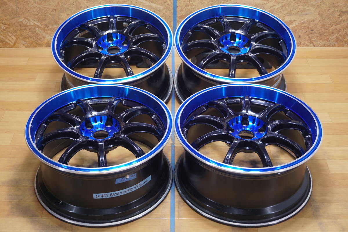 RAYS 57Gainer レイズ グラムライツ 深リム 16×6.5J +48 4H PCD100の