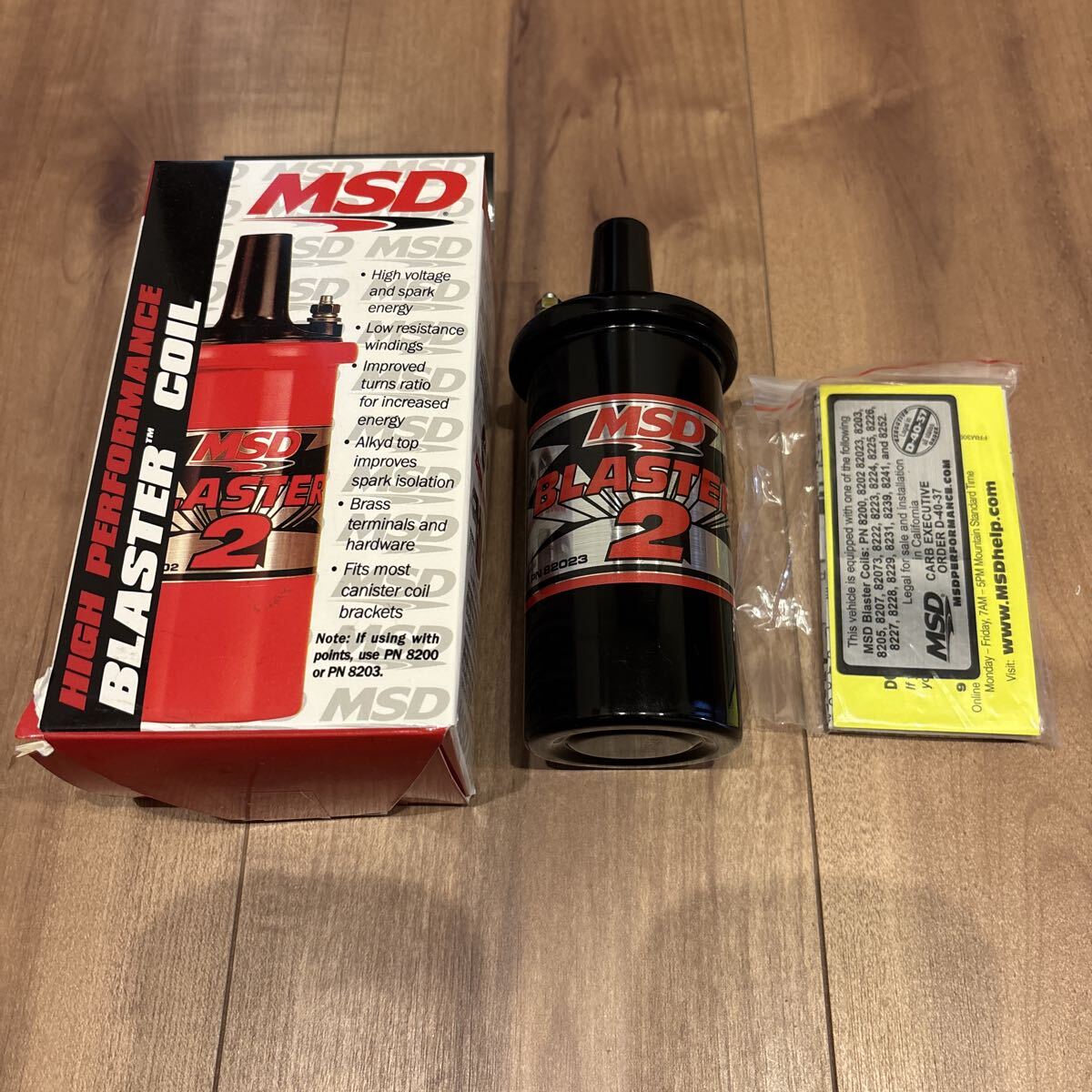 美品 MSD BLASTER 2 イグニッションコイル 取り付けブラケット付き 