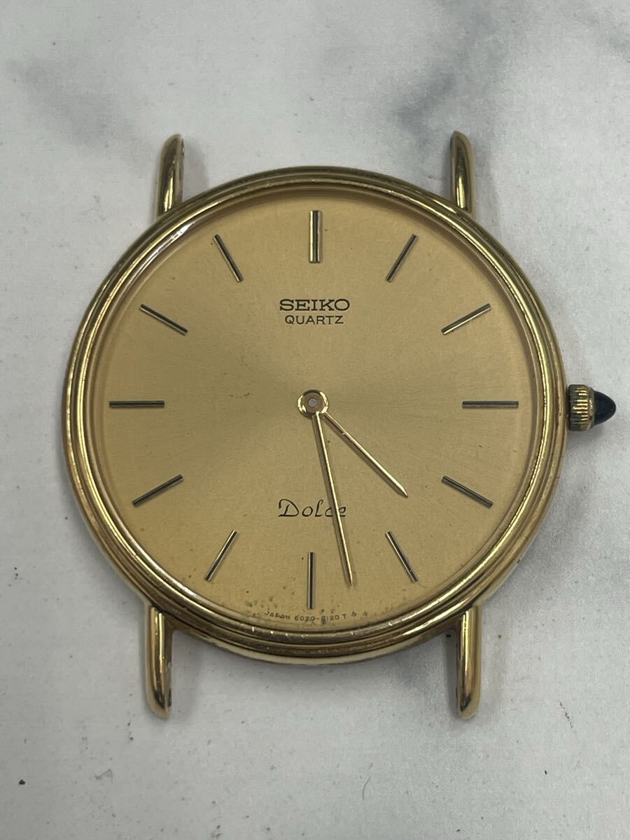 SEIKO DOLCE TANK クォーツ 腕時計 ゴールド Seiko dolce tank watch