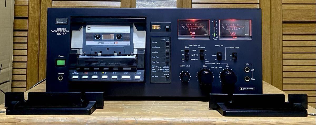 SANSUI 山水電気 A-M7 T-M7 D-M7 アンプ カセットデッキ チューナーの