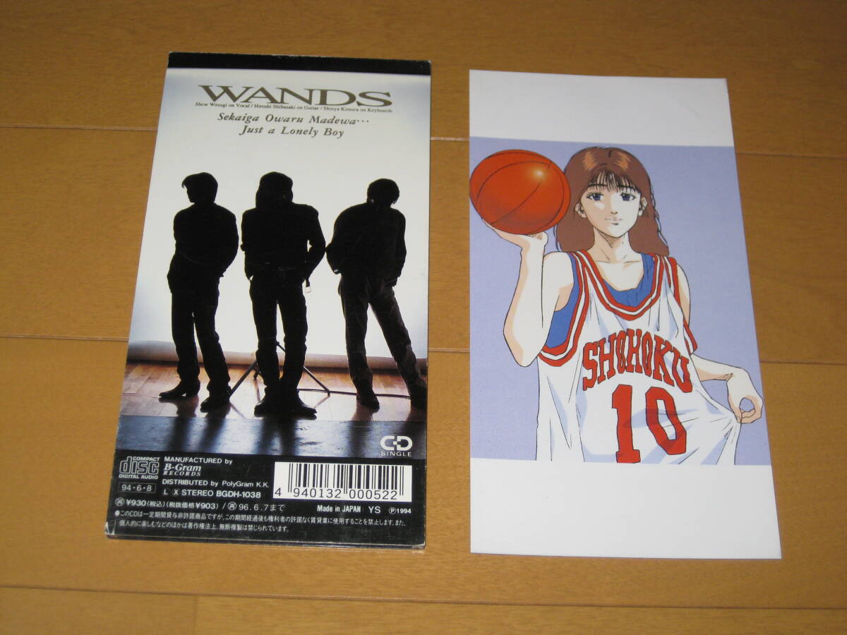 8㎝CD】世界が終るまでは… / WANDS スラムダンクEDテーマ アニメ 