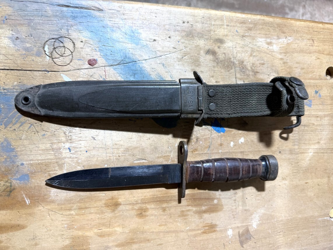 L.E.Mサプライ バヨネットシース 銃剣ホルダー 陸自迷彩自衛隊の落札