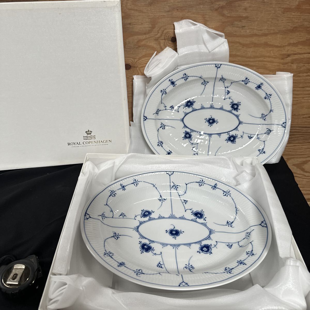 ○1円 美品 ロイヤル コペンハーゲン 725 ブルーパルメッテ ブロッサム