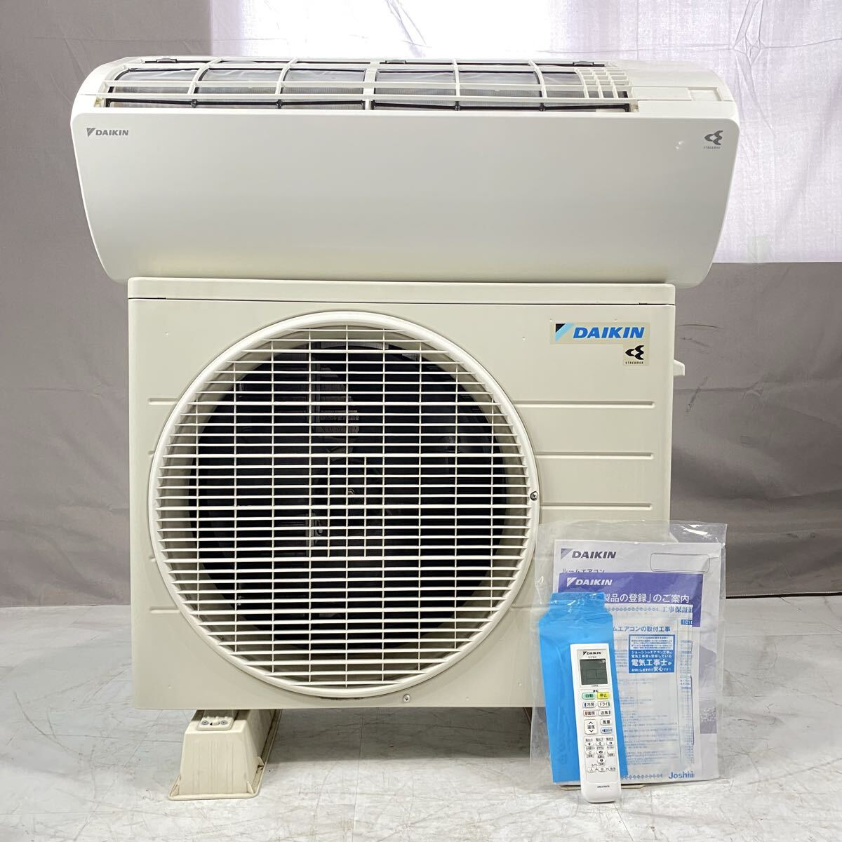 中古】16年製 ダイキン ATR56SPE3-W うるさら7 エアコン 室内機＆室外