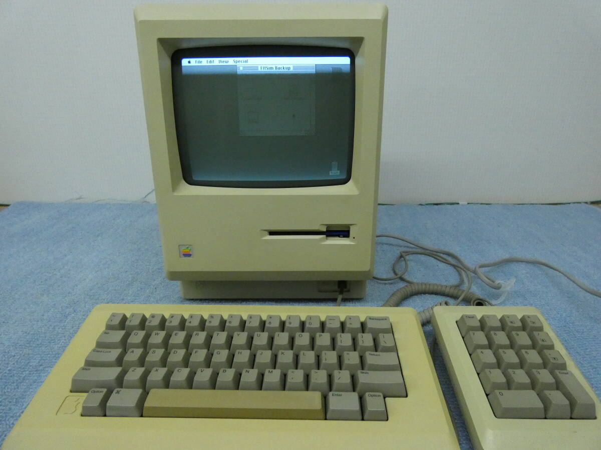 中古】激レア【初代 Macintosh 128K 完動品】FDD良好 ソフト完備 美品