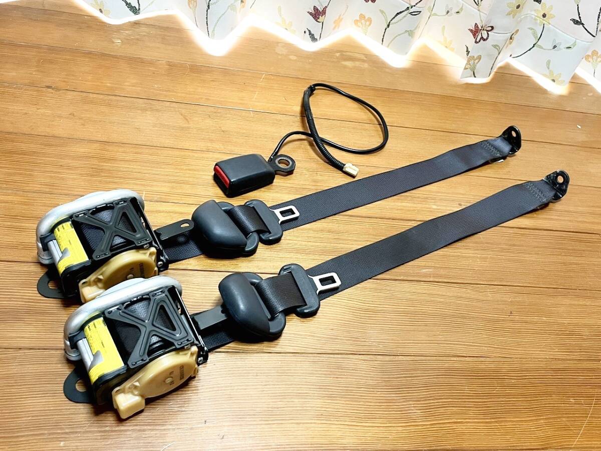 中古】H23年 S331V ハイゼットカーゴ クルーズ リアシートベルト 左右
