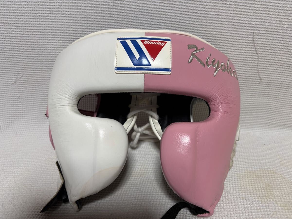 中古】☆ウイニング WINNING 旧ロゴヘッドギア H-1800☆の落札情報詳細