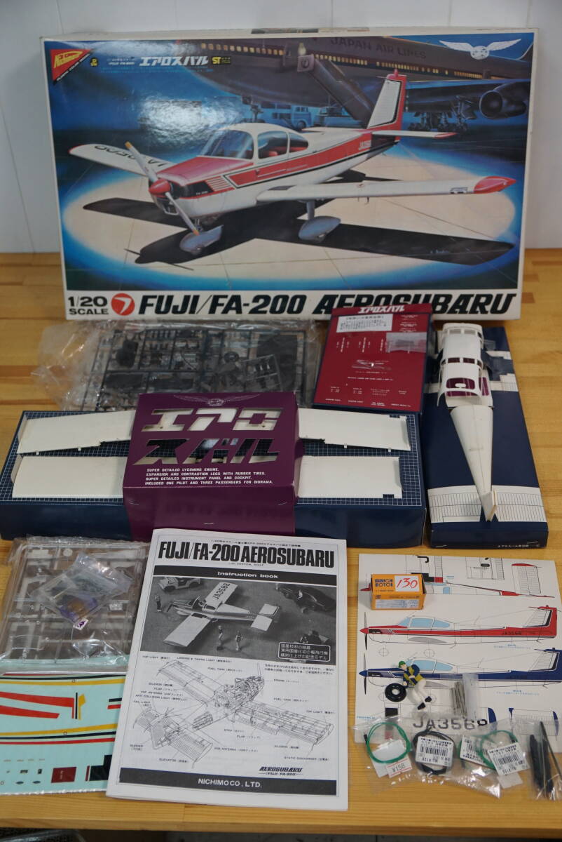 新品】プラモデル FUJI／FA200 エアロスバル ニチモ1:48 未開封、未