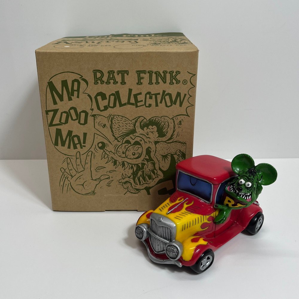 中古】☆2005年 RAT FINK CAR ASHTRAY GR ラットフィンク 灰皿