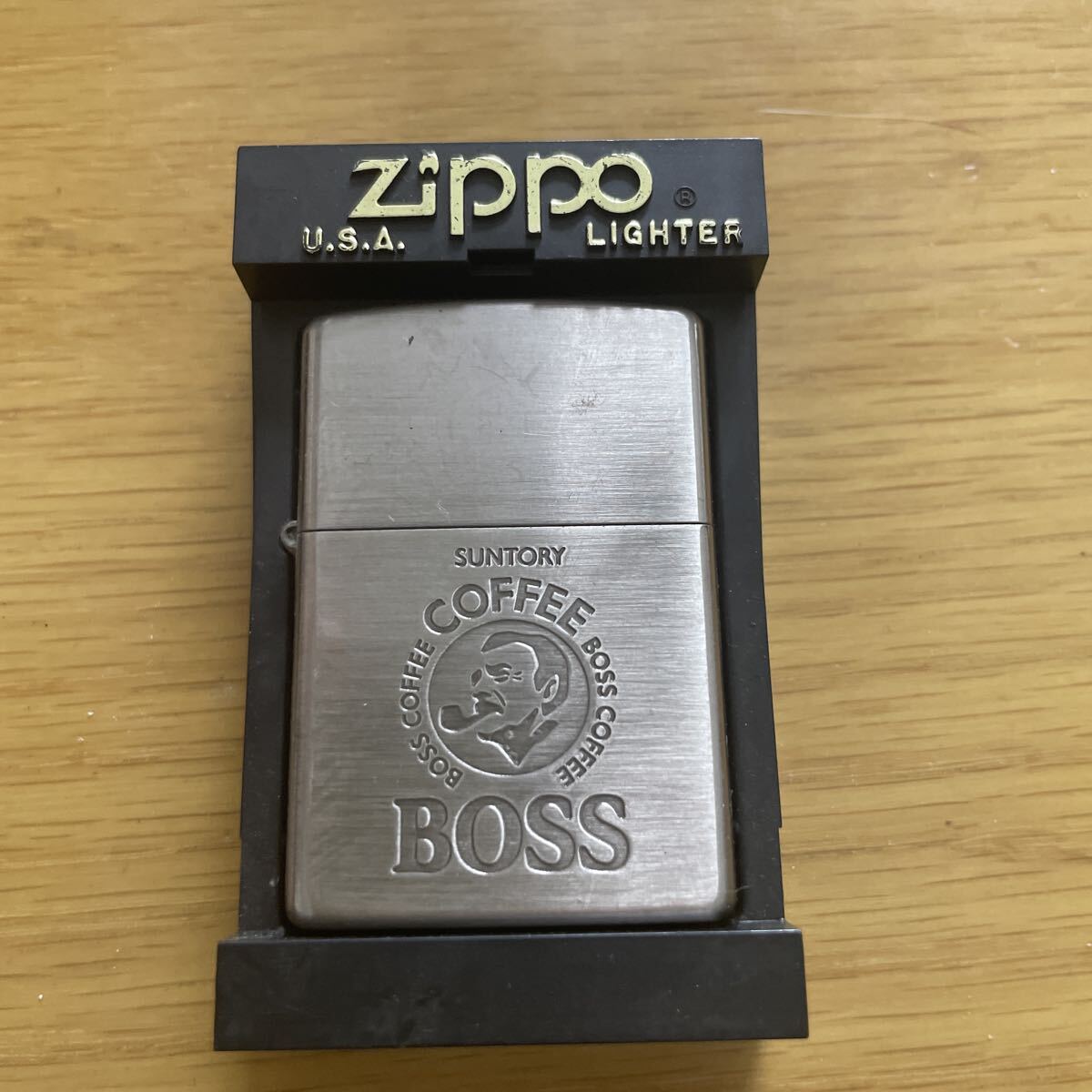 中古】◇サントリー コーヒー ボス BOSS ベンチ 長椅子 非売品 レアの