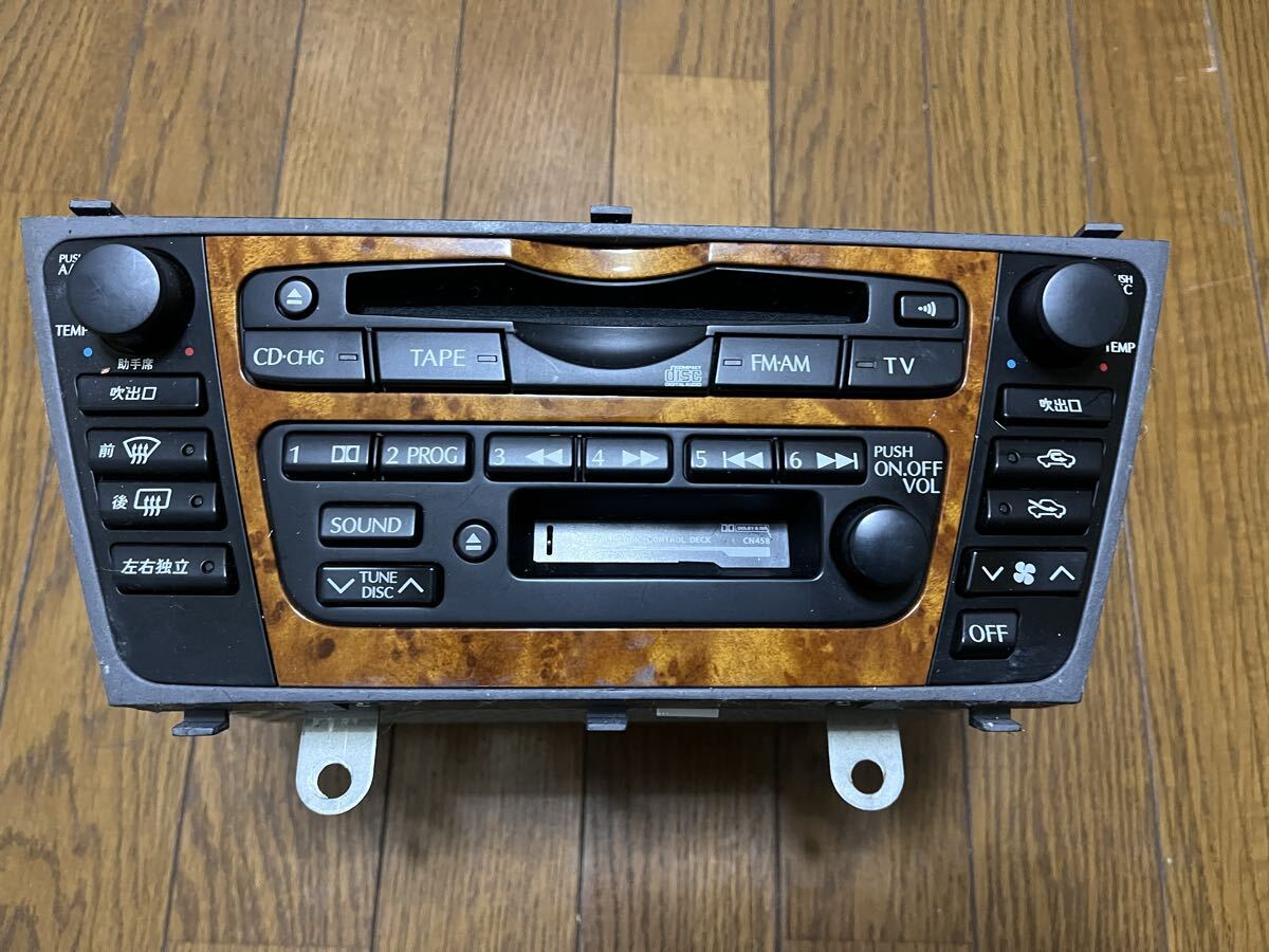 中古】日産 Y34 セドリック グロリア ナビ CD・カセット ナビ操作