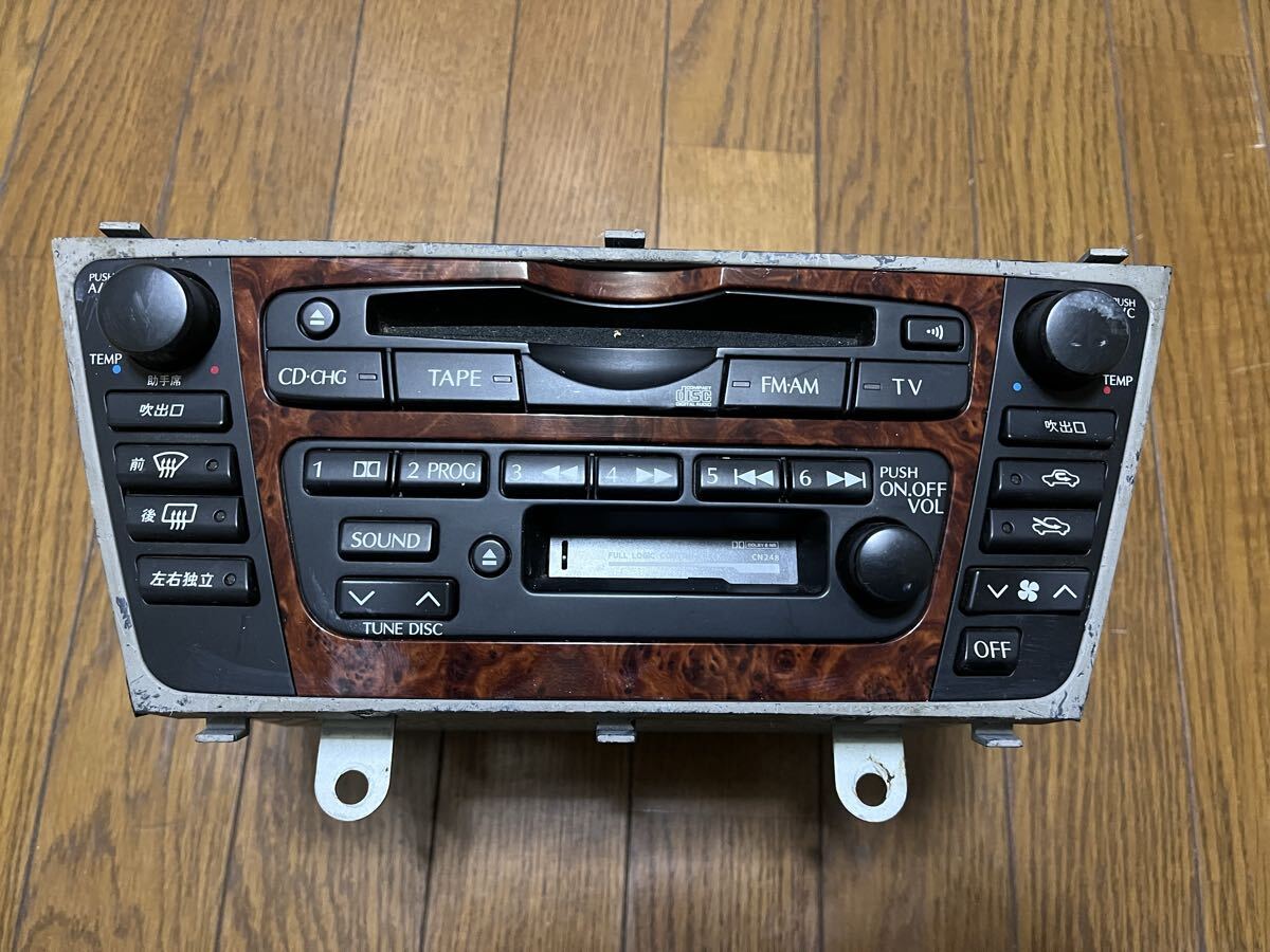 中古】日産 Y34 セドリック グロリア ナビ CD・カセット ナビ操作
