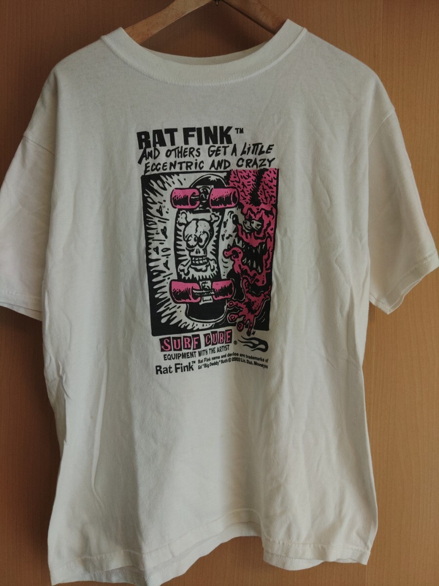 ラットフィンク》フィギュア RAT FINK エンジン付 スケートボード