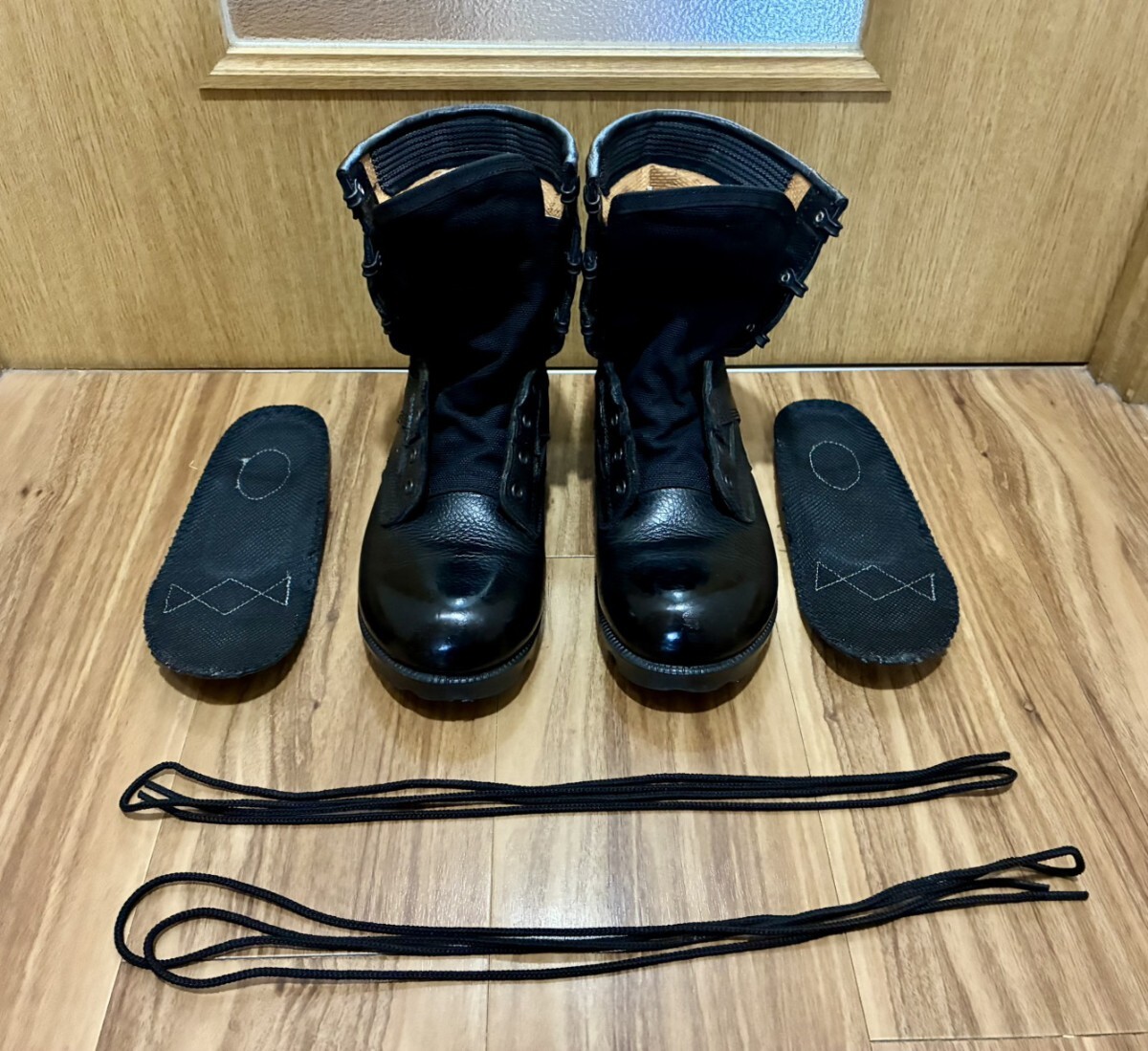 中古】陸上自衛隊 旧空挺半長靴？ 戦闘靴 ブーツの落札情報詳細 